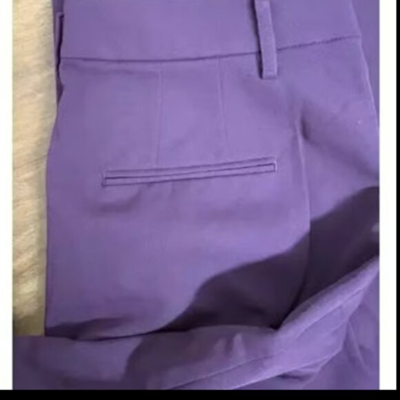 ANN TAYLOR THE PLEATED WIDE LEG PANT TROUSER PLUM ROSE BURGUNDY WINE $139 00 - Picture 6 of 8